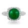 Andreoli Emerald And Diamond Ring