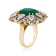 Andreoli Emerald And Diamond Ring