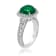 Andreoli Emerald And Diamond Ring