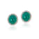 Andreoli Emerald And Diamond Earrings