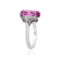 Andreoli Pink Sapphire And Diamond Ring