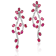 Andreoli Ruby And Diamond Earrings