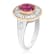 Andreoli Diamond And Ruby Ring
