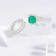 Andreoli Emerald And Diamond Ring