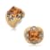 Andreoli Enamel Citrine And Diamond Ring