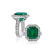 Andreoli Emerald And Diamond Ring