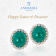 Andreoli Emerald And Diamond Earrings