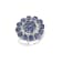 Rhodium Over Sterling Silver Tanzanite And Natural Zircon Ring 4.36ctw