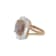 18K Gold Over Sterling Silver Kunzite And White Topaz Ring 6.55ctw