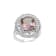 Rhodium Over Sterling Silver Ametrine And White Topaz Ring 5.86ctw