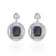 Sterling Silver Ametrine,White Topaz And Natural Zircon Earrings 11.14ctw