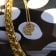 14k Yellow Gold Overlay on Brass Mini Mod Spiral Necklace