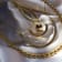 14k Yellow Gold Overlay on Brass Globe Orbit Necklace