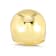 14k Yellow Gold Over Brass Dome Ring
