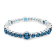 5.00mm and 8.00mm London Blue Topaz sterling silver Bracelet