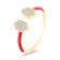14K Yellow Gold Diamond Open Design Ring .16ctw