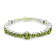 5.00mm and 8.00mm Peridot sterling silver Bracelet