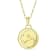 Yellow gold Plate over Sterling Silver Aries Zodiac Constellation Pendant