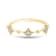 18K Petite Yellow Gold Diamond Ring  .11ctw