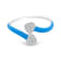 14K White Gold Diamond Bypass Ring 0.23ctw