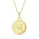 Yellow gold Plate over Sterling Silver Sagittarius Zodiac Constellation Pendant