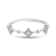 18K Petite White Gold Diamond Ring  .11ctw