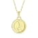 Yellow gold Plate over Sterling Silver Cancer Zodiac Constellation Pendant