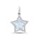 18K White Gold Diamond Star Pendant 1.98ctw