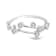 18K Gold Diamond Leo Zodiac Constellation Ring .19ctw