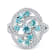 Blue Zircon Ring