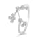 18K Gold Diamond Aries Zodiac Constellation Ring .13ctw