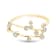 18K Gold Diamond Gemini Zodiac Ring .16ctw
