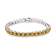 5.00mm Round Citrine Sterling Silver Bracelets