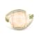 18K Yellow Gold Ethiopian Opal, Tsavorite, and Diamond Ring 4.33ctw