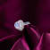 18K White Gold Moonstone, London Blue Topaz, and Diamond Ring 4.40ctw