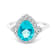 Paraiba Topaz Pear Ring