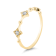 18K Petite Yellow Gold Diamond Ring  .11ctw