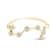 14K Gold Diamond Aquarius Zodiac Ring 0.16ctw