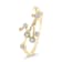 14K Gold Diamond Taurus Zodiac Ring .12ctw