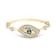 18K Yellow Gold London Blue Topaz and Diamond Ring  .36ctw