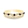 18K Yellow Gold Black and White Modern Diamond Ring