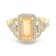 18K Yellow Gold Ethiopian Opal and Diamond Ring 1.67ctw