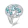 Blue Zircon Ring