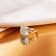 18K Yellow Gold Sky Blue Topaz and Diamond Ring 8.48ctw