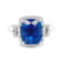 18K White Gold Kyanite and Diamond Ring 3.70ctw