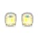 14K White Gold Ethiopian Opal and White Diamond Earrings