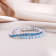 5.00mm Round Swiss Blue Topaz Sterling Silver Bracelets