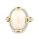 18K Yellow Gold Ethiopian Opal, Tsavorite, and Diamond Ring 3.83ctw