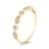18K Petite Yellow Gold Diamond Ring  .19ctw