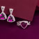18K White Gold Rhodolite and Diamond Earrings 5.42ctw